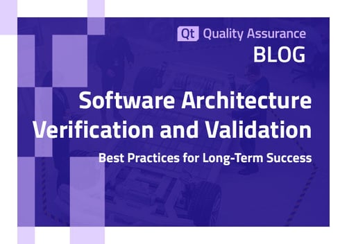 Software Architecture Verification and Validation